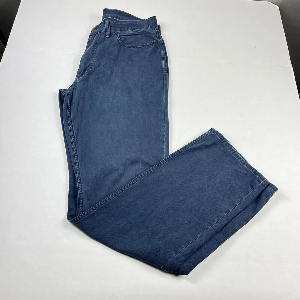 Polo Ralph Lauren Mens Chino Pants Blue Cotton Preppy Business Casual 34 x 34